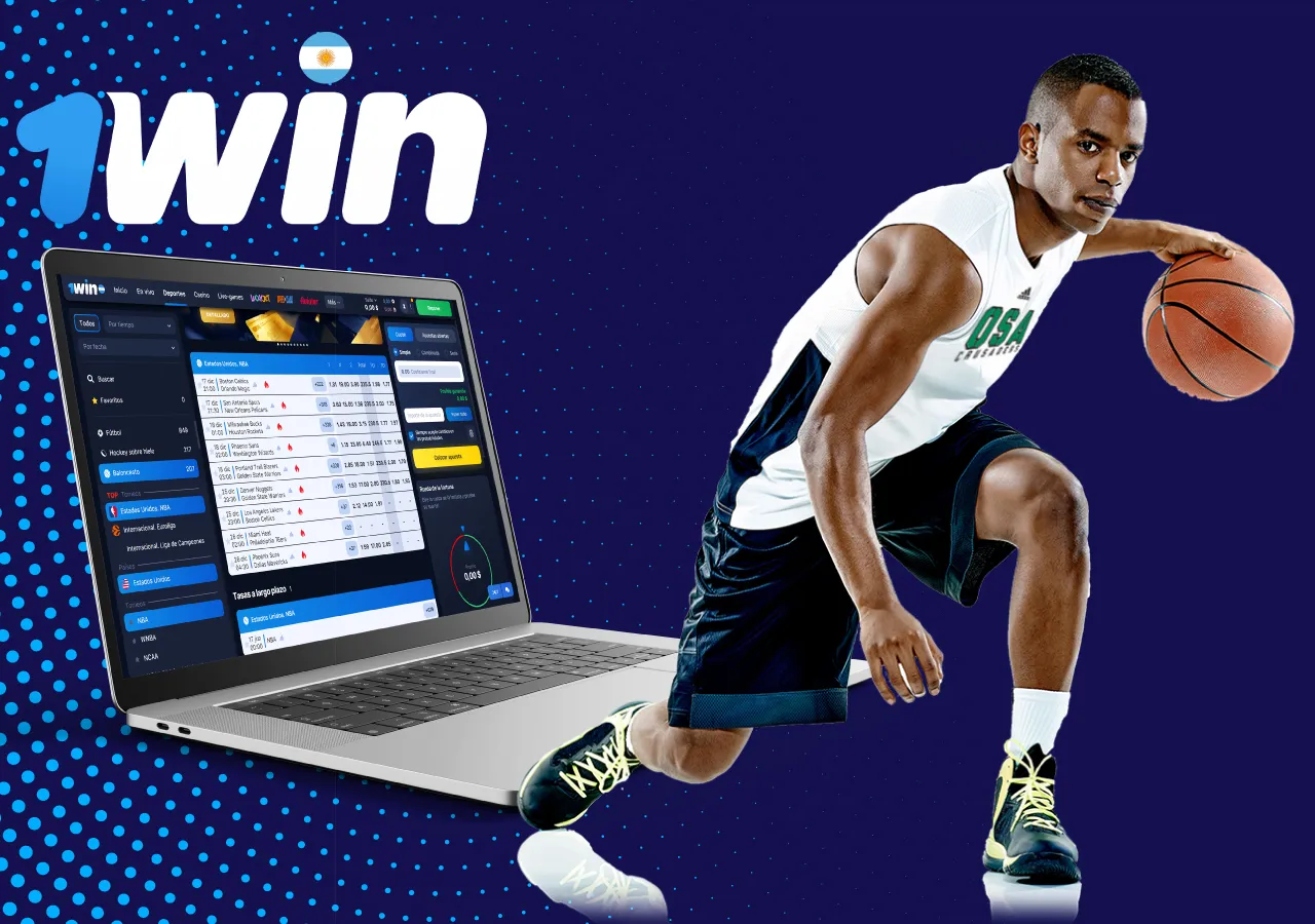 Apuestas de baloncesto en la web oficial de 1win